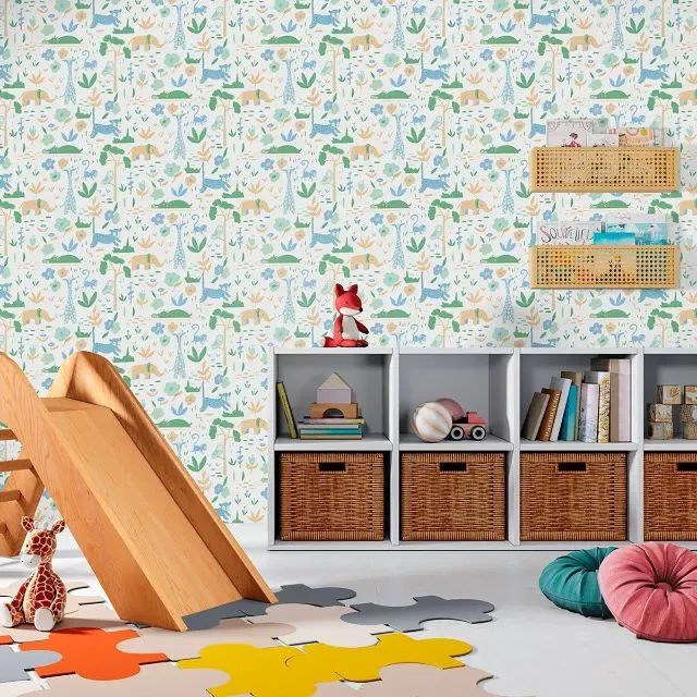 Papel de parede infantil instalado com melhor preço | Decoração Quarto Criança Curitiba - Foto 4