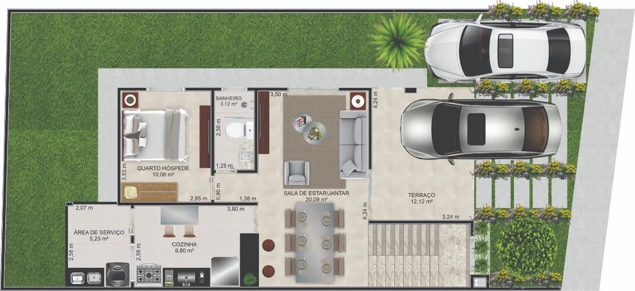 *PRÉ-LANÇAMENTO* Lotes em novo condomínio de casas Duplex - Foto 3