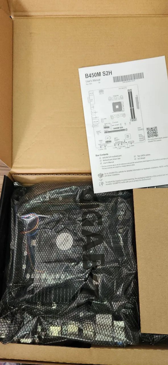 Placa-Mãe Gigabyte B450M S2H - Foto 2