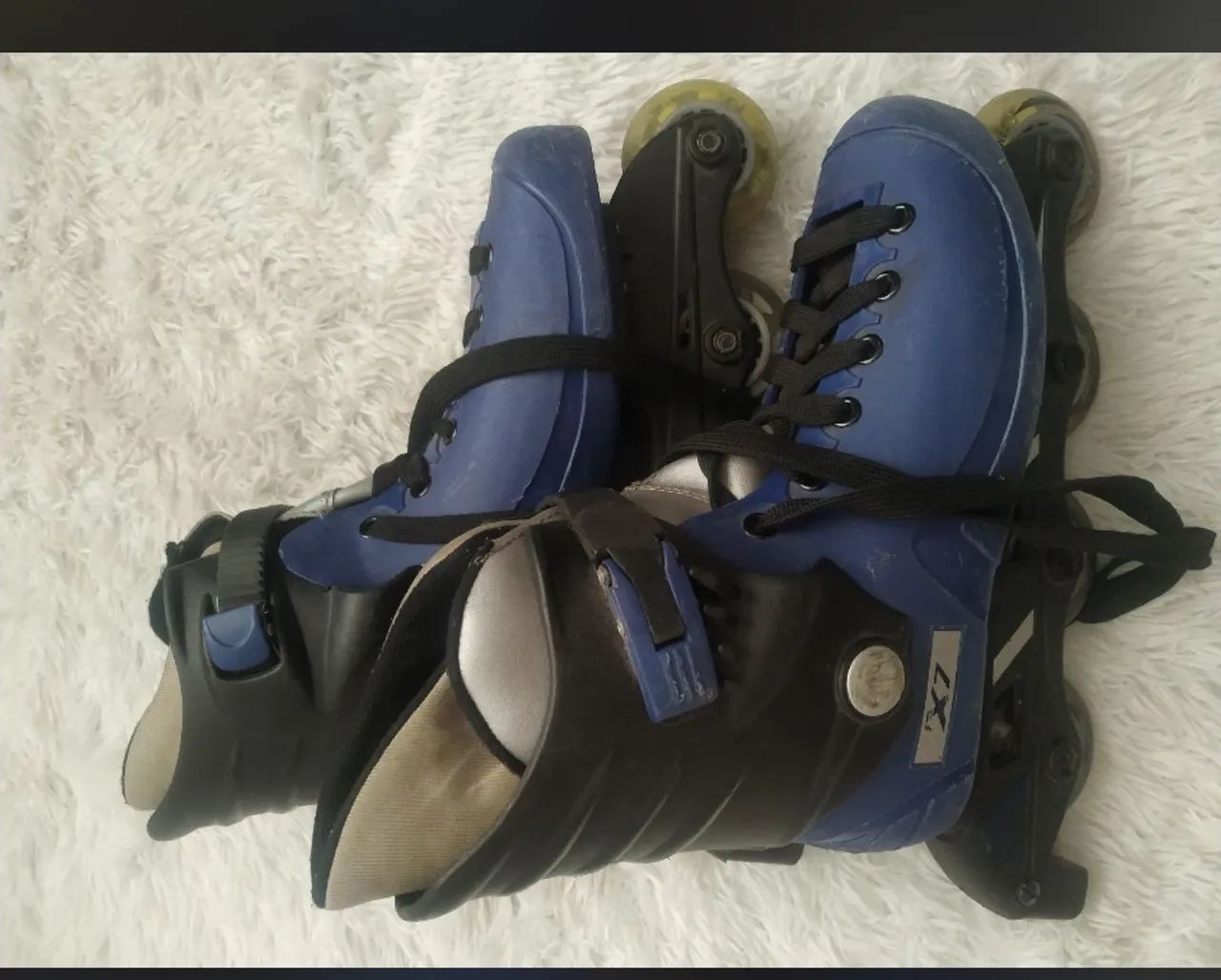 Patins n 37 x7 Inline 4 Rodas XT