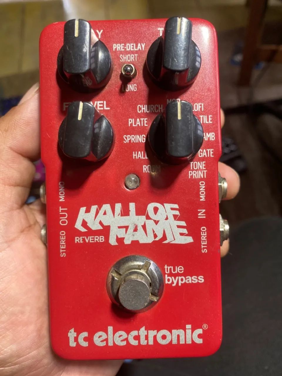 Pedal Reverb TC Electronic Hall of Fame - Excelente Estado!