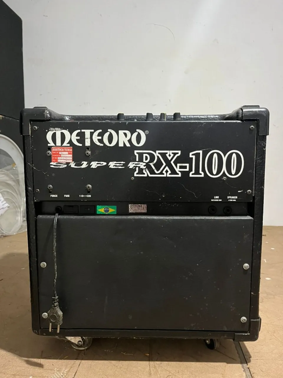 Amplificador Super RX-100 Para Teclado 100 W Rms