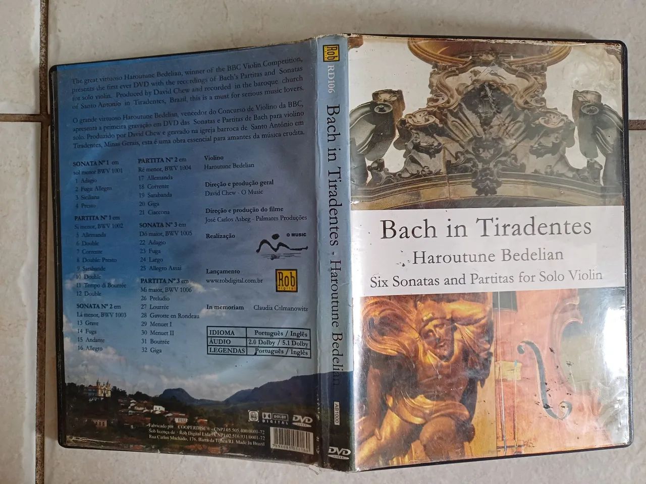 Bach in Tiradentes - Haroutune Bedelian - Six Sonatas and Partitas for Solo Violin - Foto 5