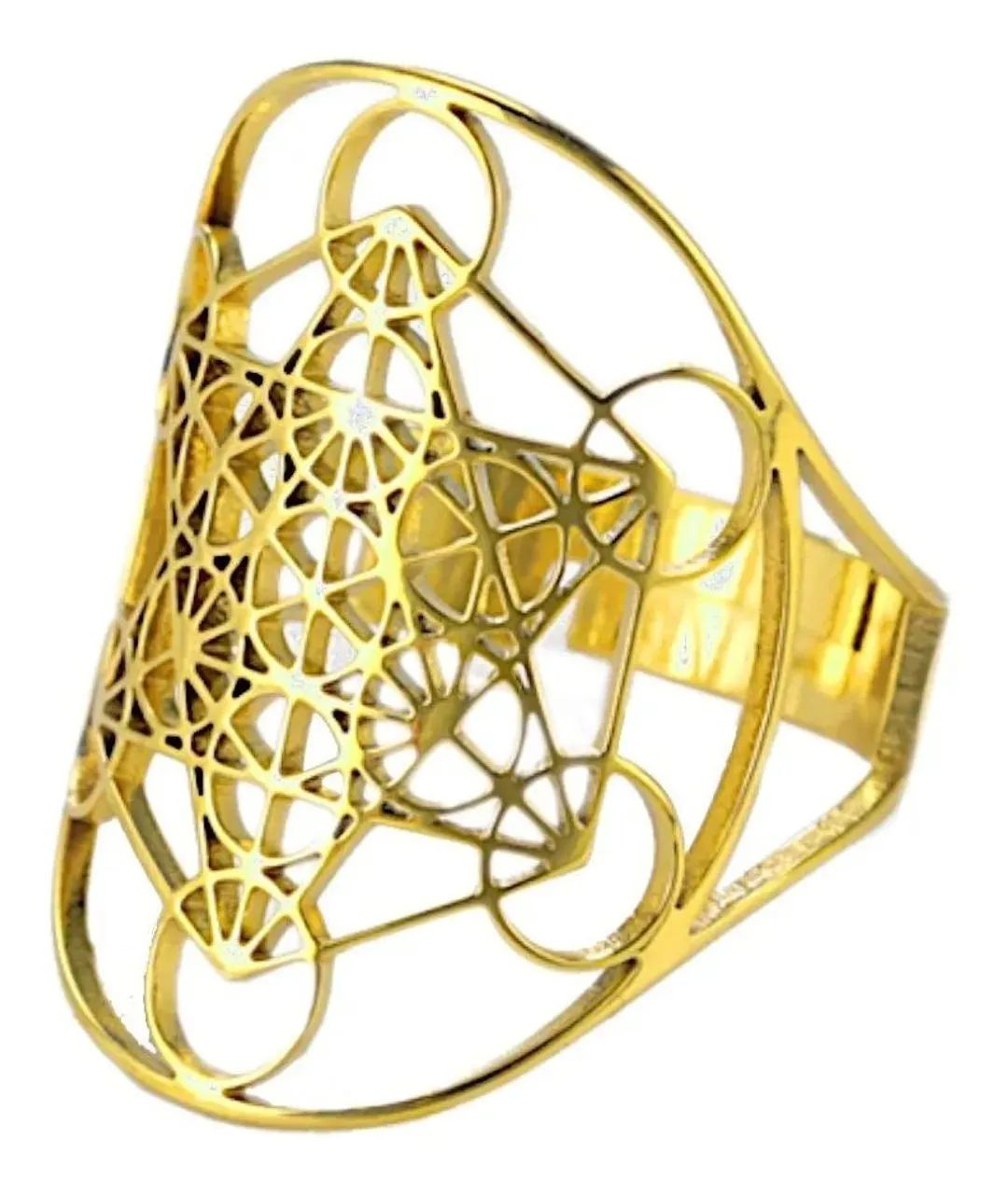Anéis Geométricos Cubo Metatron - Foto 3