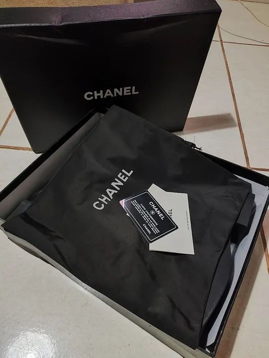 Botas Chanel Preta - Foto 5