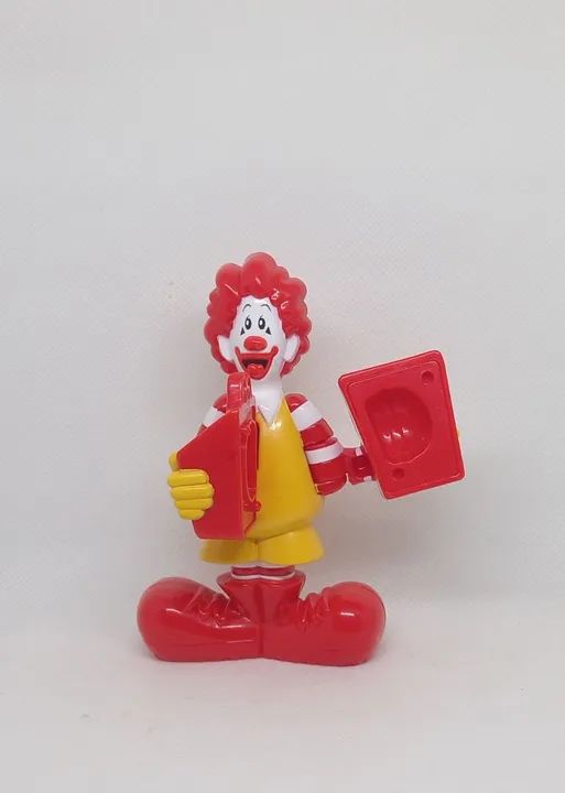 Conjunto 2 bonecos Ronald McDonald's e Caixinha Feliz - Foto 3