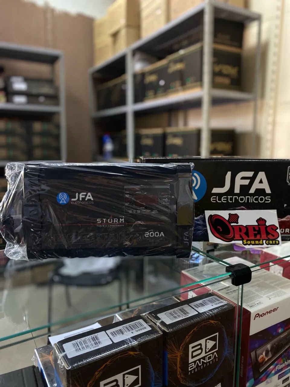 Fonte e Carregador JFA Eletrônicos Storm 200A