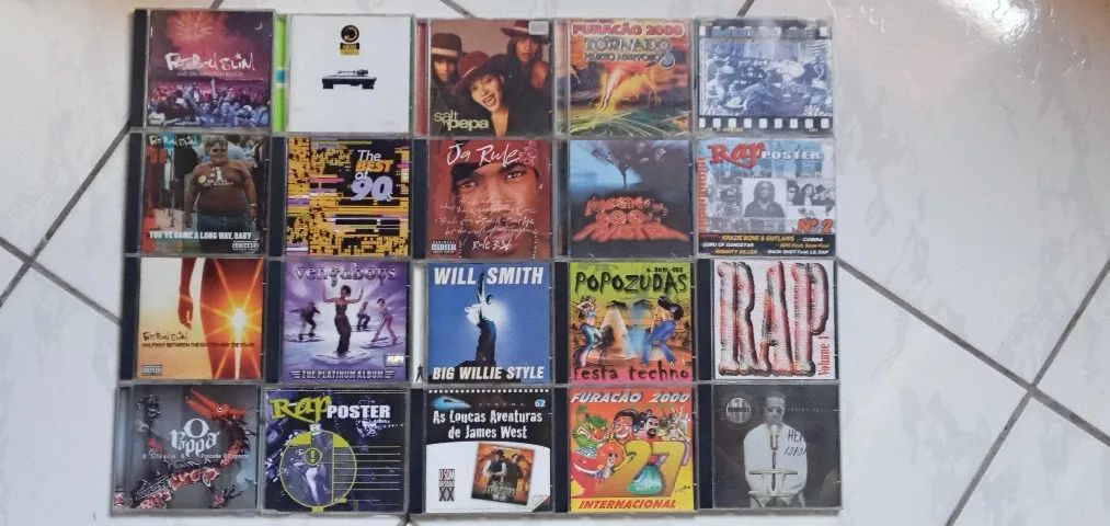 16 cds de varios estilos Musica Hip Hop Dance etc Dj Festa 