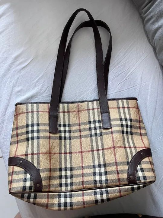 Bolsa Tote Burberry Haymarket