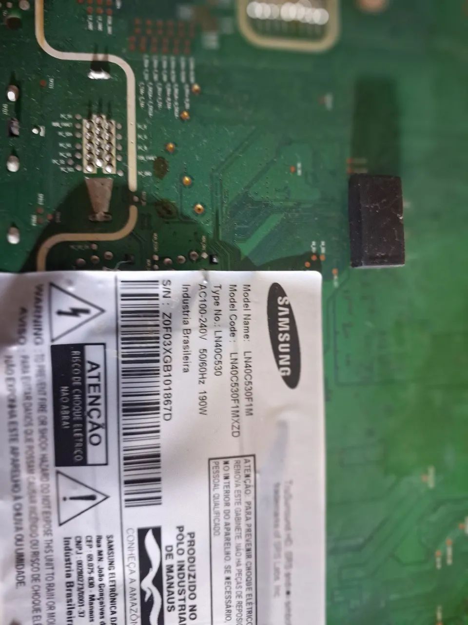 Peças para TV Samsung LN40C530