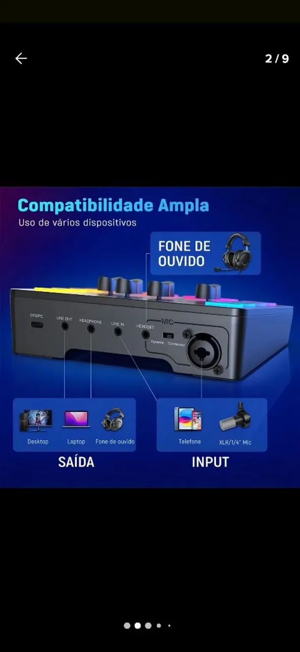 Fifine SC3 controller table64220041709314121