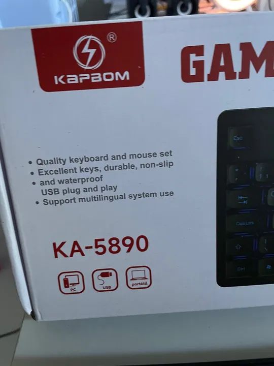 Kit Teclado e Mouse Gamer RGB M300 - 20% OFF - Foto 2