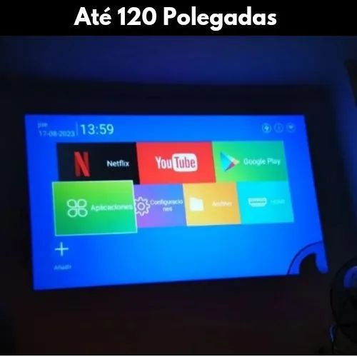 Projetor HD Hy300 + Caixa de som Bluetooth  - Foto 3