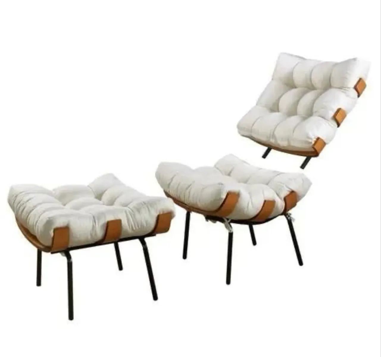 Poltrona com puff64176426232833121