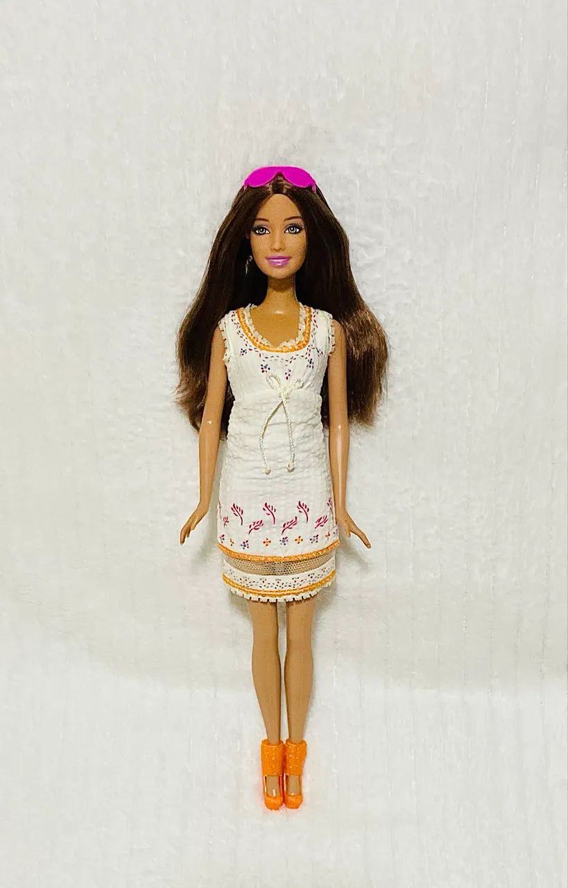 Barbie boneca Mattel morena - Foto 4