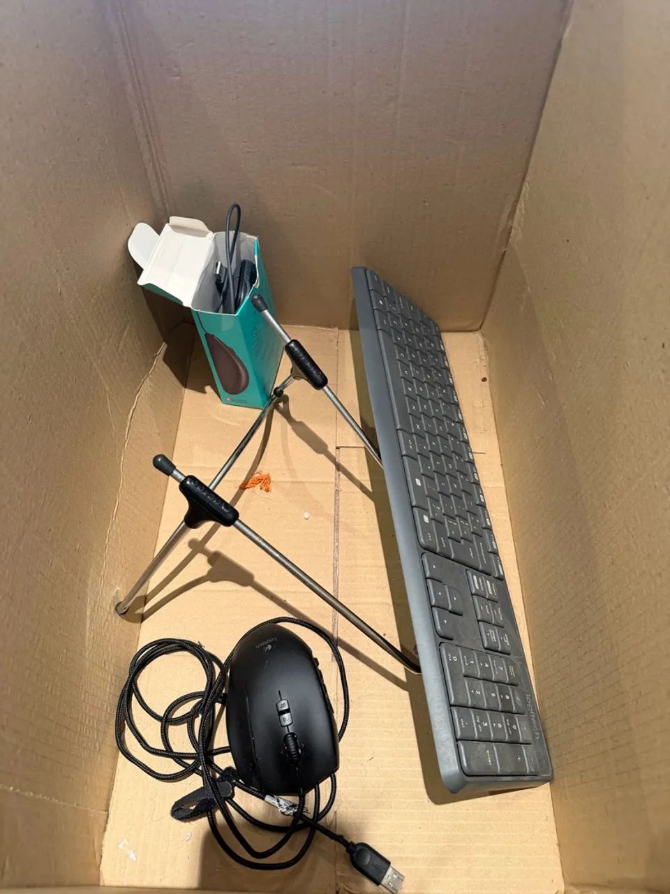 Doa-se mouse G600, teclado e mouse