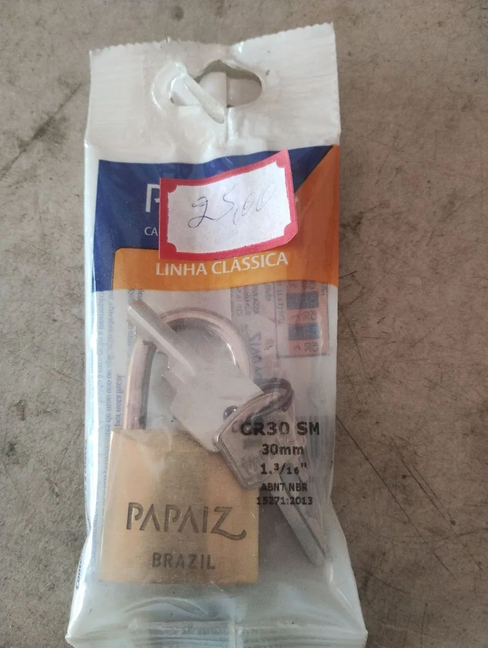 Cadeado Papaiz 30mm