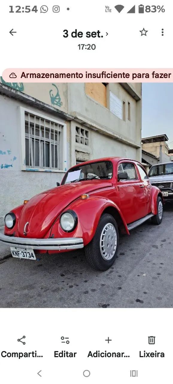 Volkswagen Fusca 1300 1969
