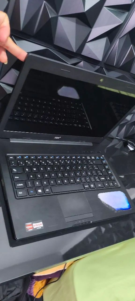 Sucata notebook com todas as peças 