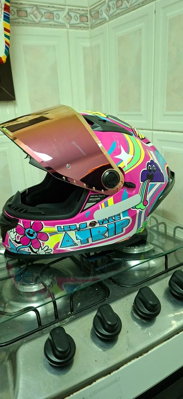 CAPACETE N°58 MT HELMETS (NOVO) - Foto 4