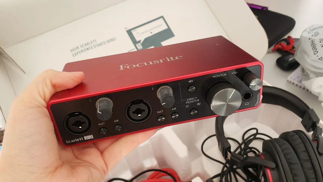 Kit Focusrite Scarlett Studio Áudio 3° geração - Foto 3