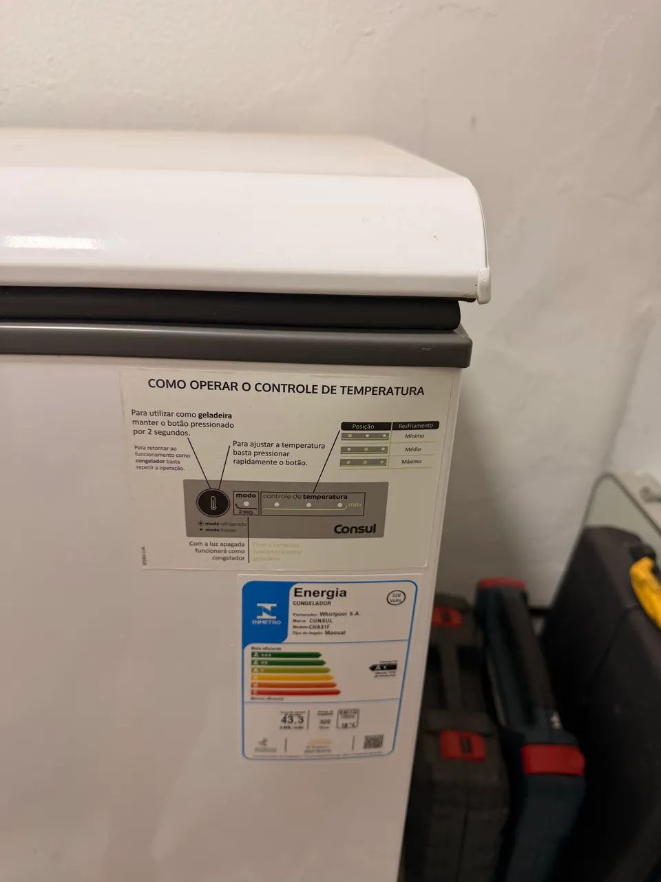 Freezer Consul Branco  - Foto 4