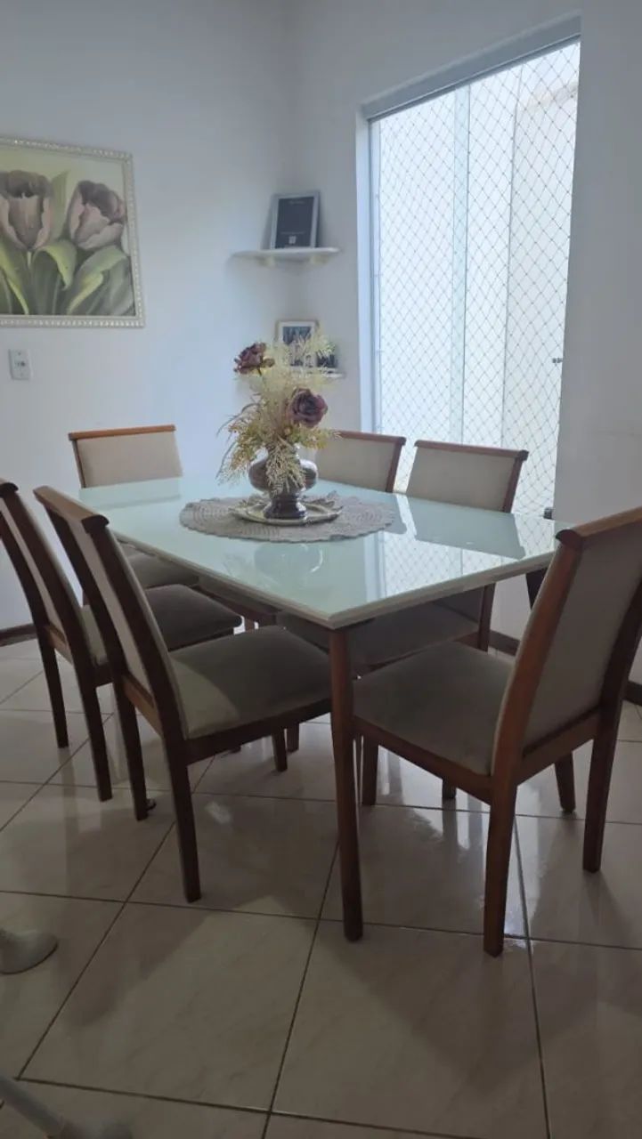 Conjunto mesa de jantar e cadeiras - 6 Lugares - Foto 3