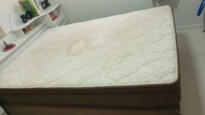 Cama box casal+cabeceira usadas  - Foto 4