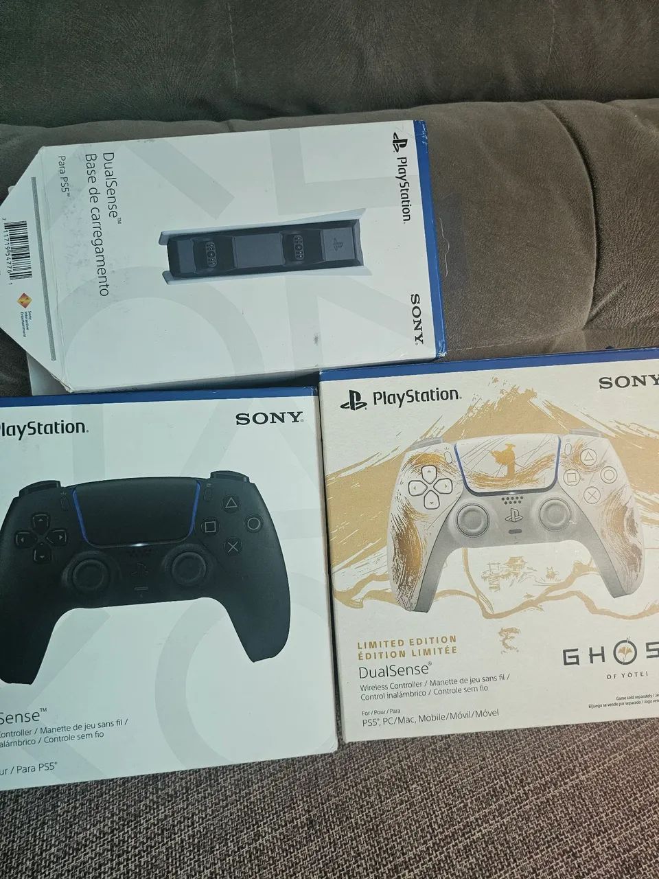 Base e controle de ps5 valor na descrição 