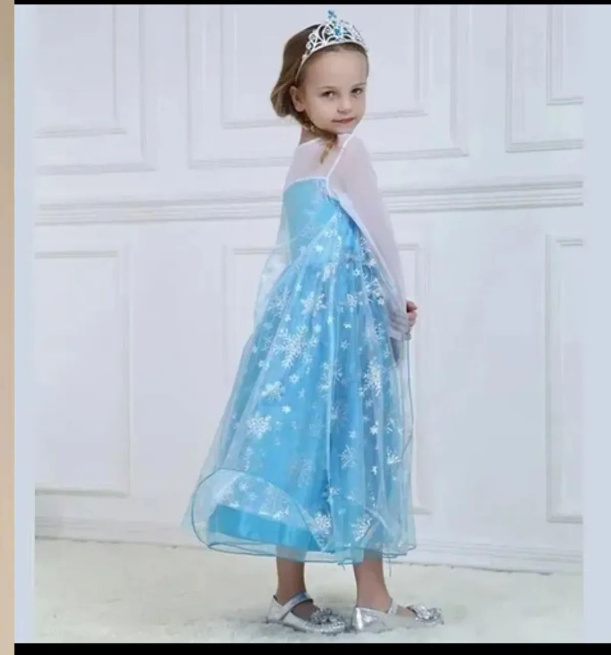 Vestido da princesa Elsa Frozen semi novo.