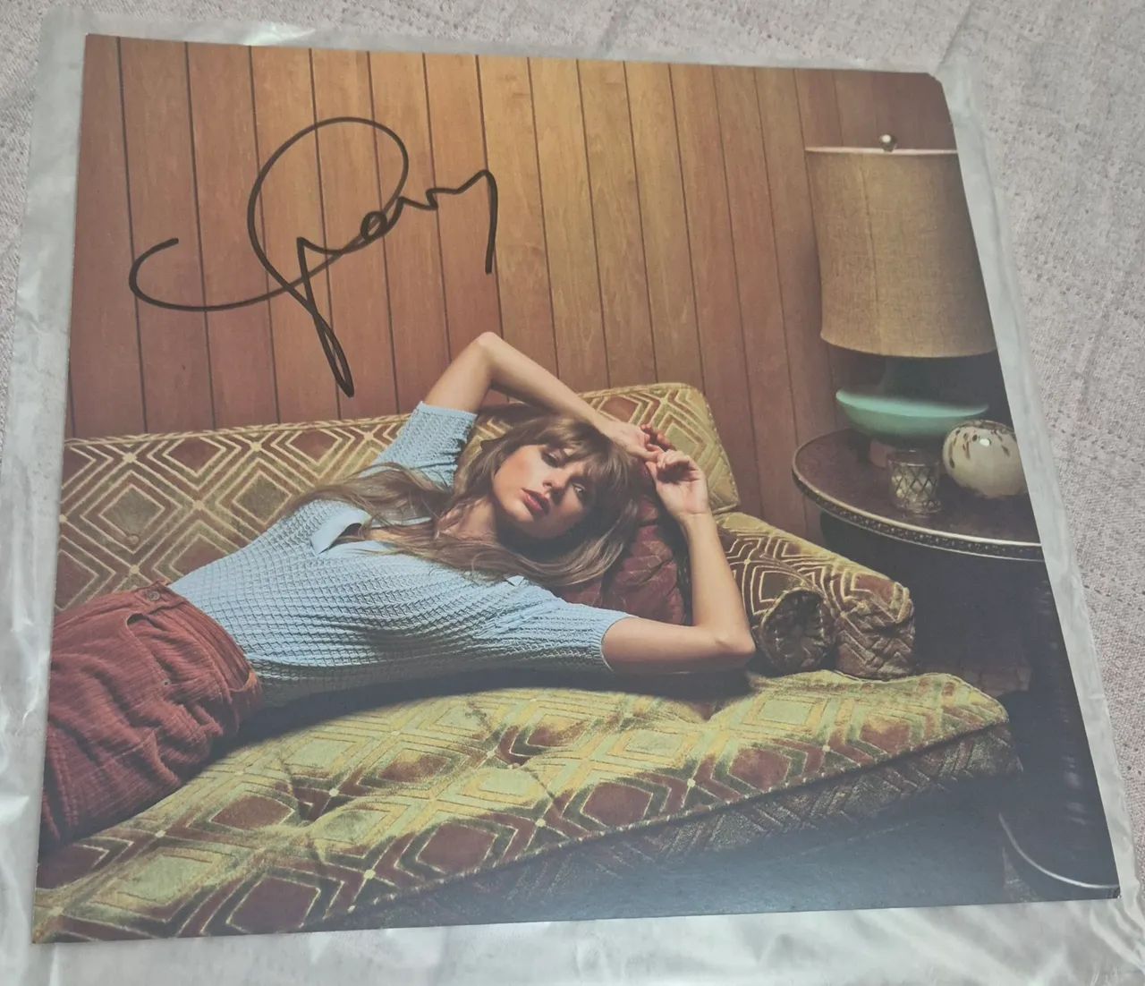 Vinil autografado Midnights Taylor swift  