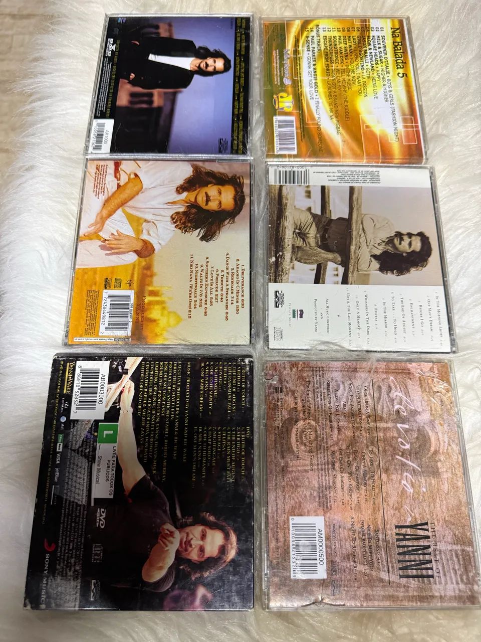 Coleção Yanni Original CDs + DVD Raros | 6 Itens