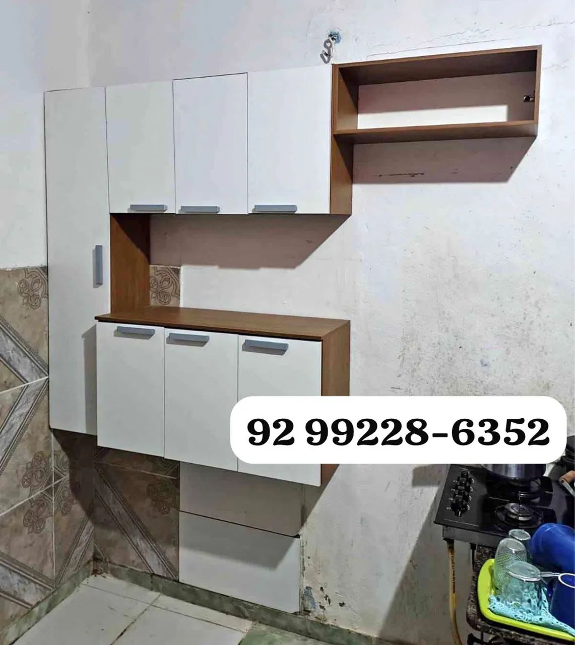 Armário completo de cozinha 