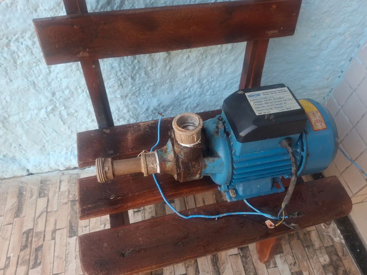 Bomba 3/4 de agua pra poco Artesiano - Foto 2