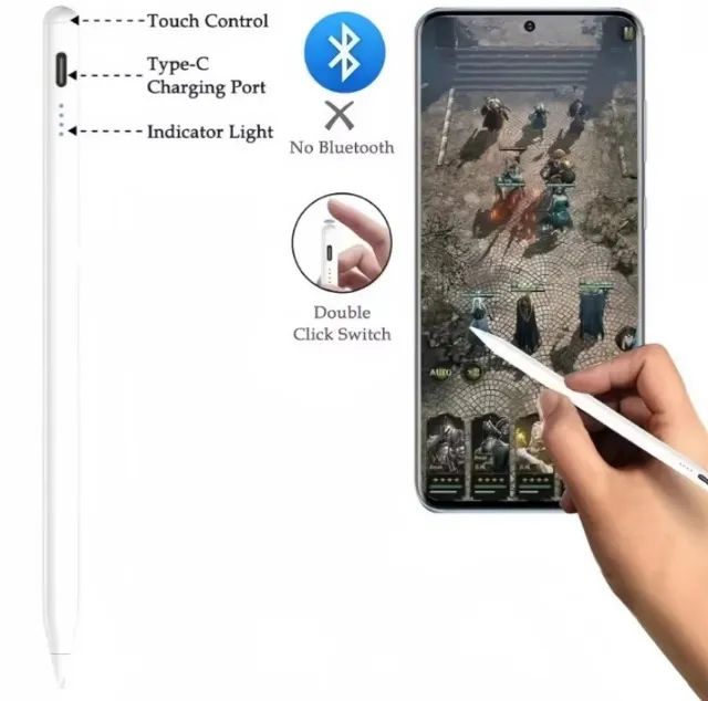 Caneta universal para tela de tablet e celular iOS, Android Lacrada - Foto 2