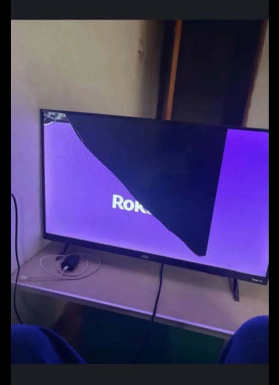 Tv tela quebrada 