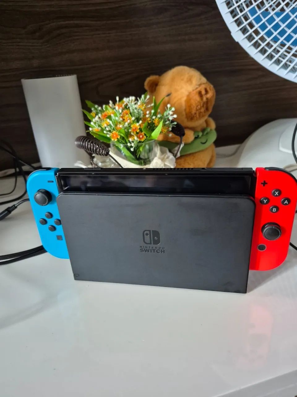 Switch Oled com controle pro e case - Foto 2
