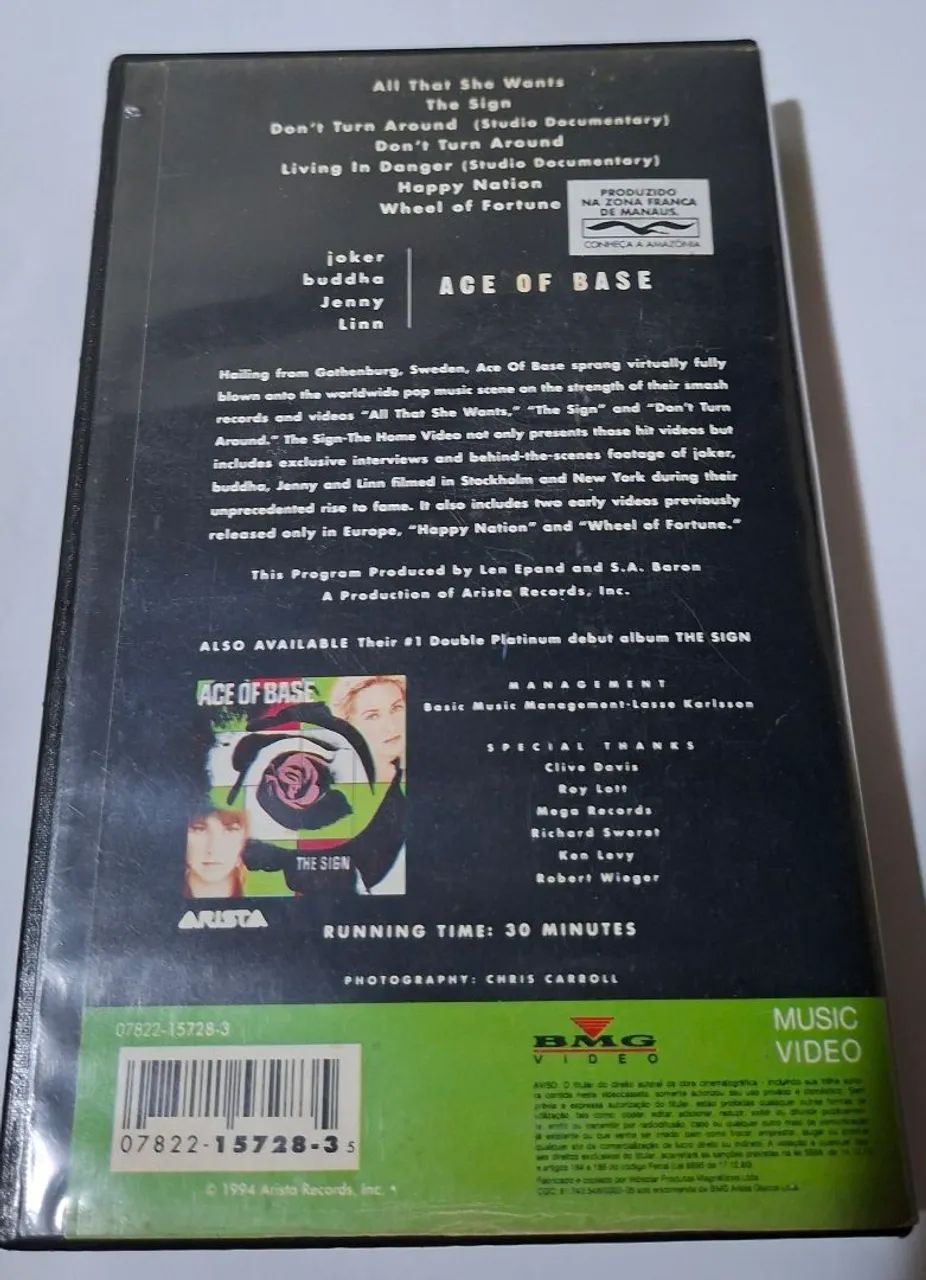 Fita Vhs original Ace of Base - Foto 3