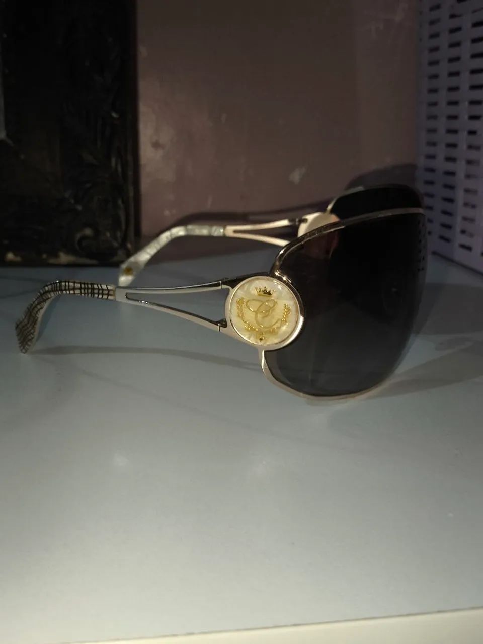 óculos carmim, em perfeito estado!  - Foto 3