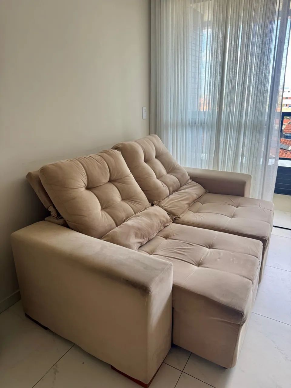 Sofá Retrátil e Reclinável | Seminovo - Foto 2