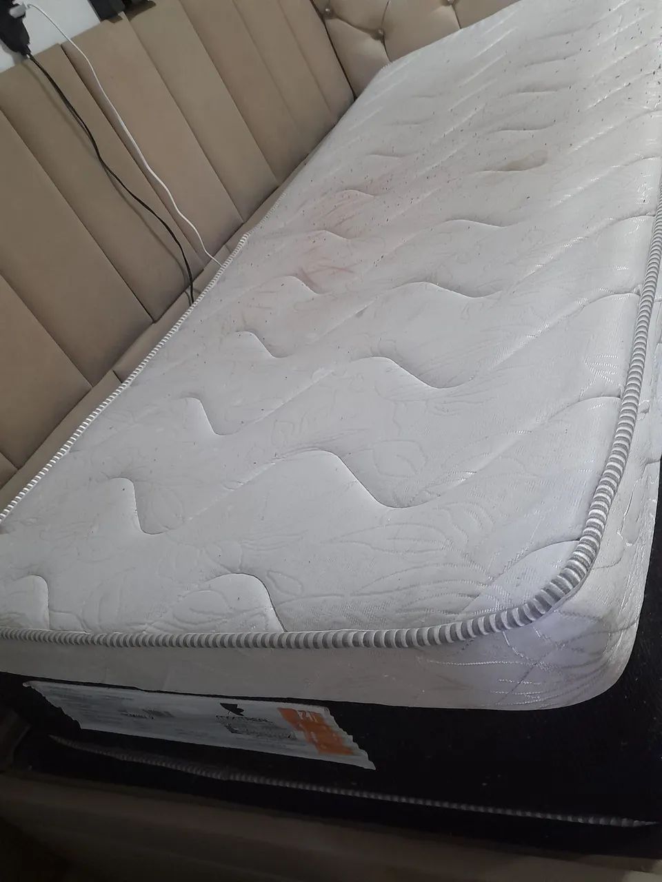 Cama box baú espaçoso + colchão molas ensacadas - Foto 3