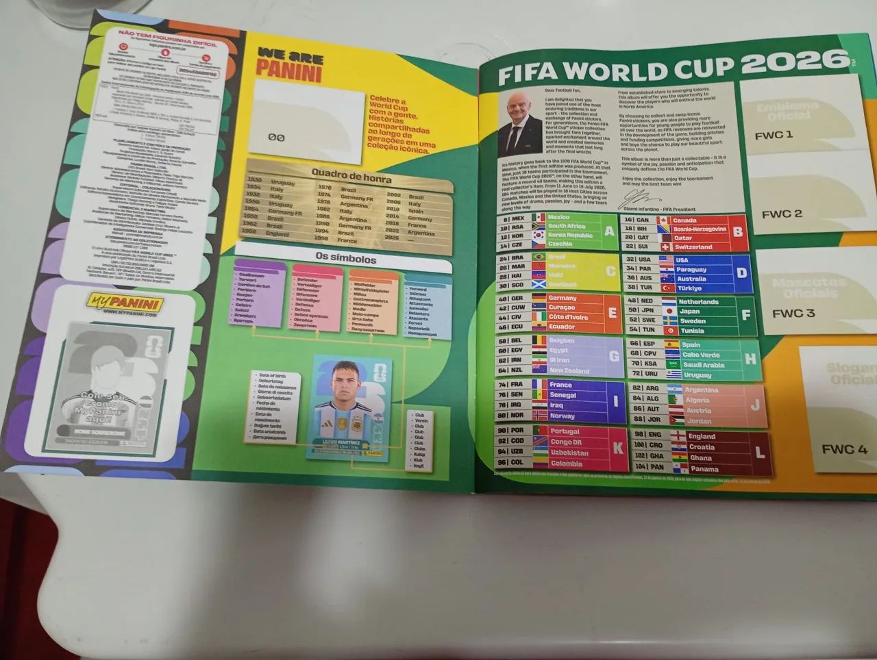 Álbum da copa do mundo zero  - Foto 4