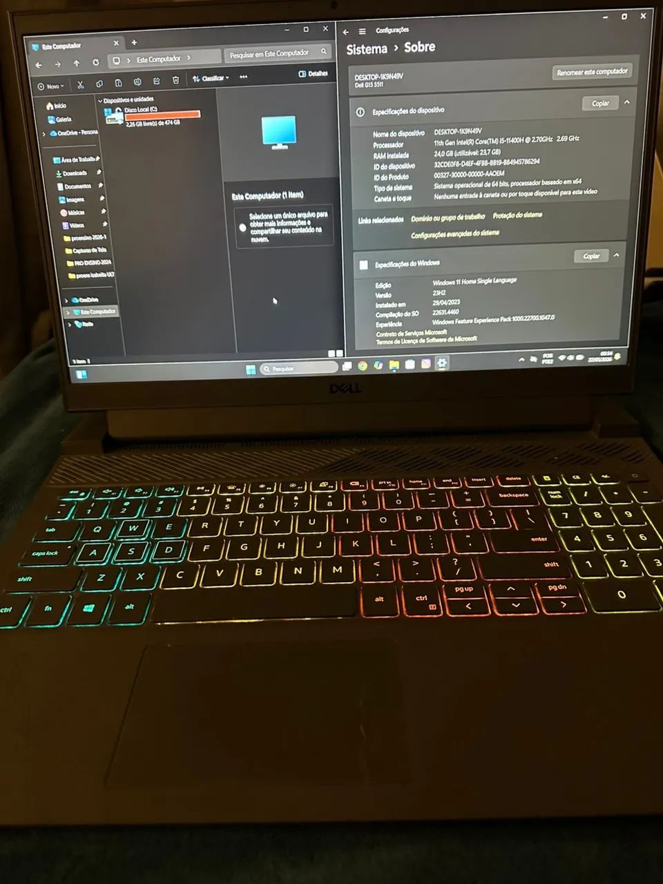 DELL G15 i5 - RTX 3050 - 24gb RAM