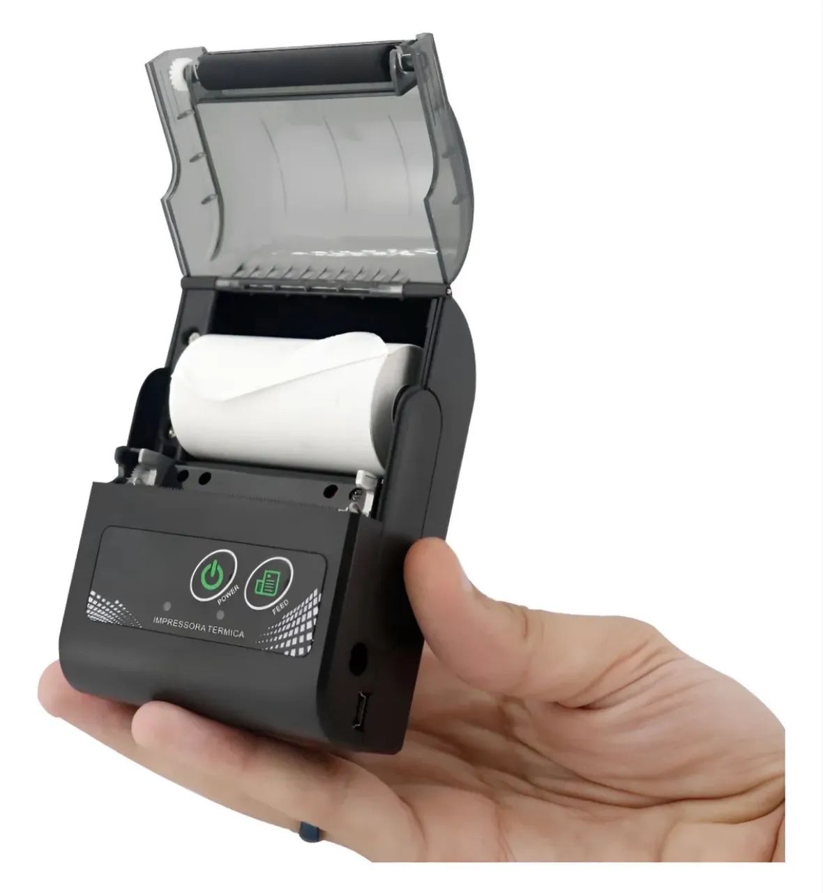 Mini impressora térmica para Delivery com mais de 15 bobinas - Foto 2