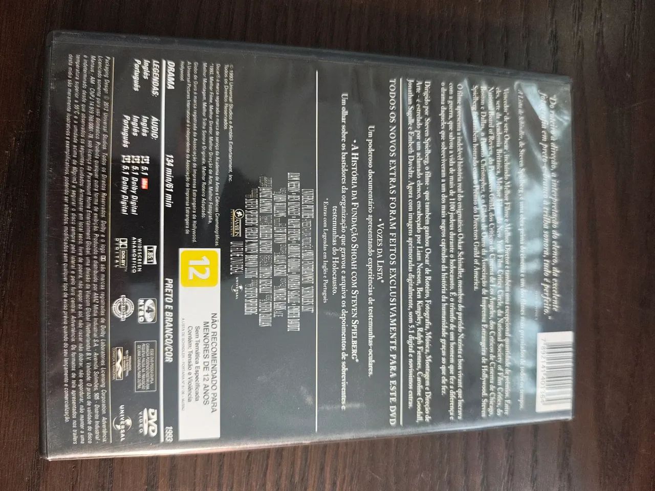 A lista de Schindler - DVD original duplo - Steven Spielberg -  - Foto 3