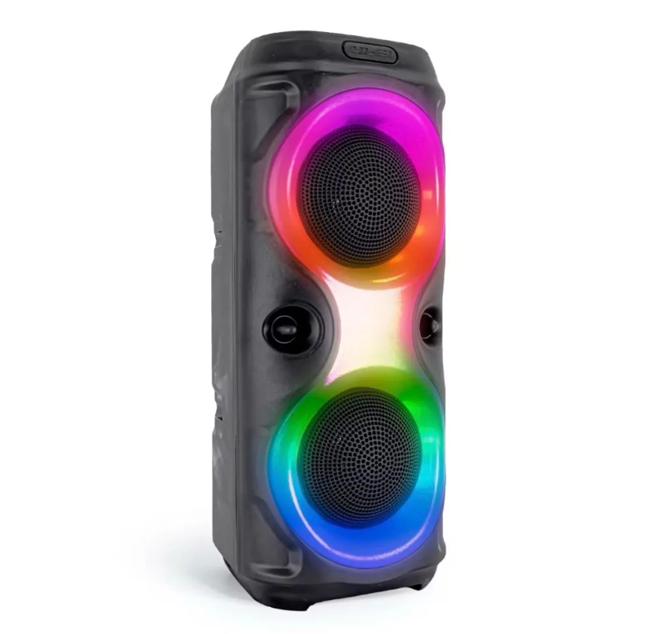Caixa de som Bluetooth 30W RGB LED- portátil, TWS, USB e FM