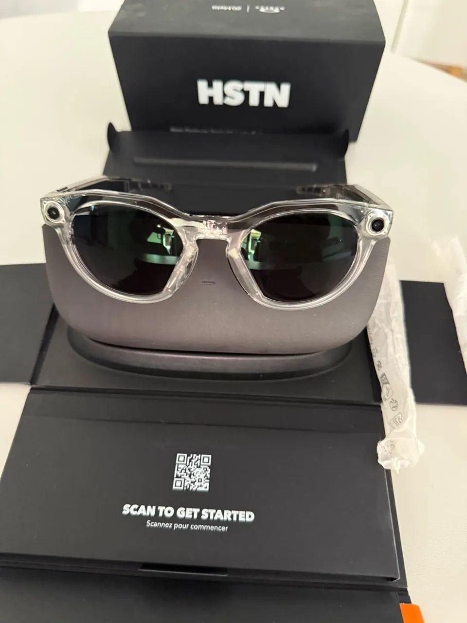 Óculos Oakley Hstn Meta Clear Transitions Grey - Foto 4