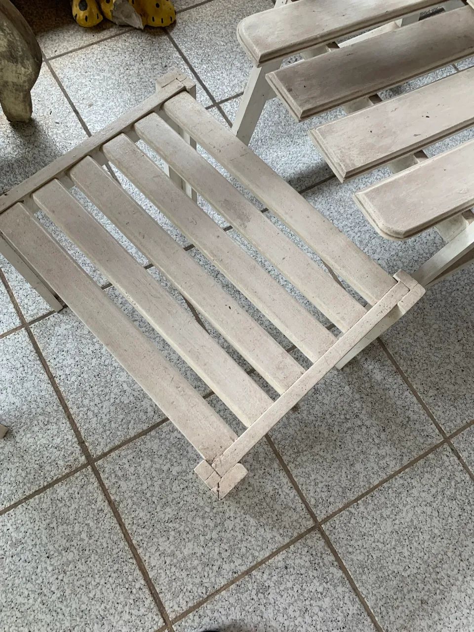 Conjunto de terraço em madeira - Foto 3