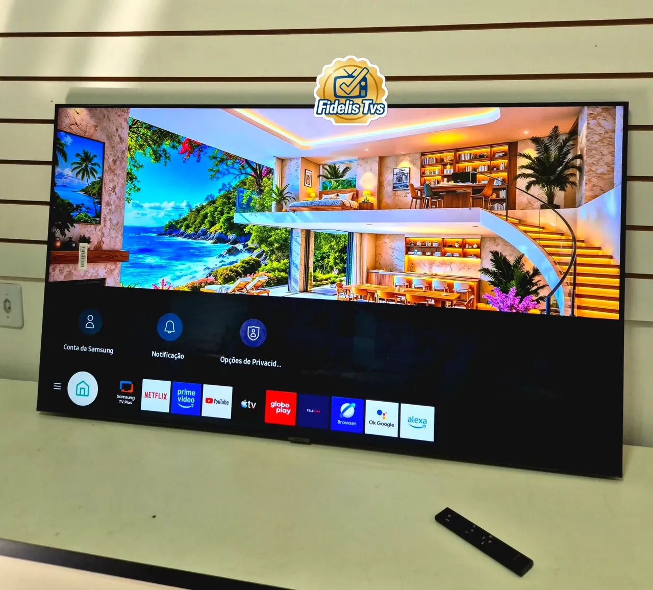 TV SAMSUNG 55 POLEGADAS SMART COMPLETA 4K  - Foto 3