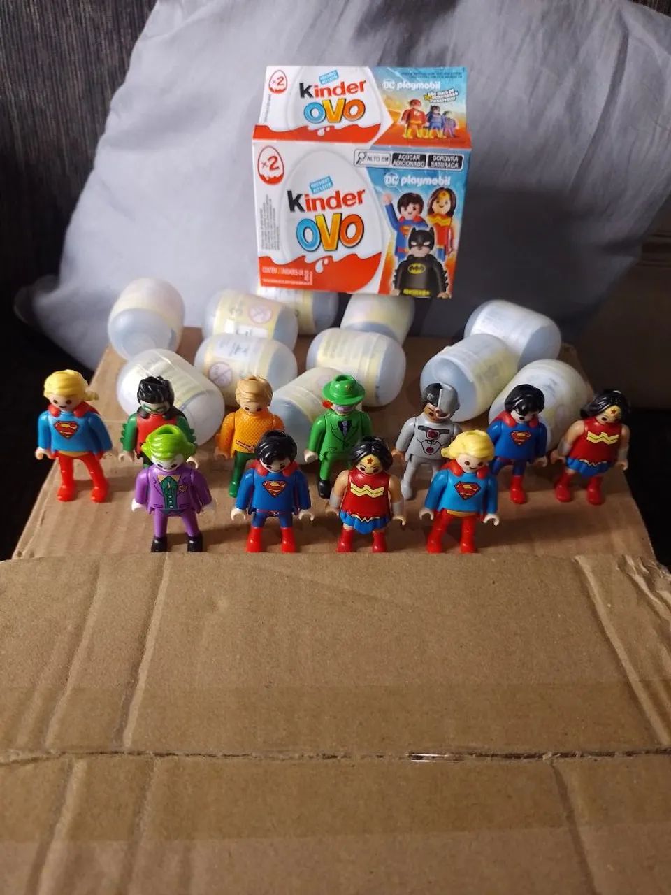 Bonecos Kinder ovo Playmobil dc 